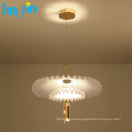 Latest modern home indoor lighting hanging metal acrylic LED pendant lamp